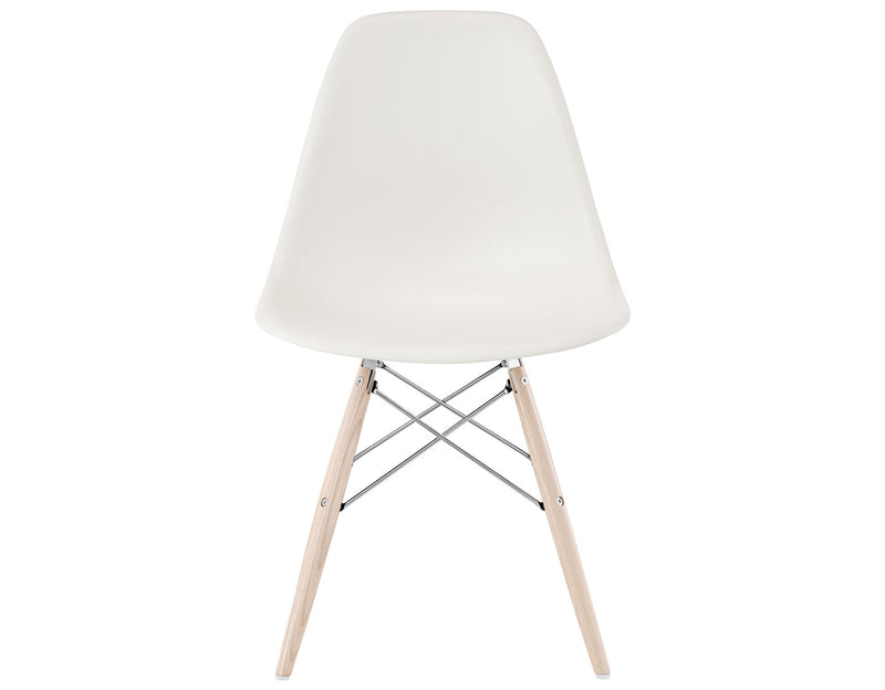 Eames Molded Plastic Side Chair with Dowel Base