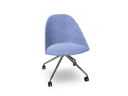 Cila Fully Upholtered Chair With Fixed Trestle Base Chairs Arper 