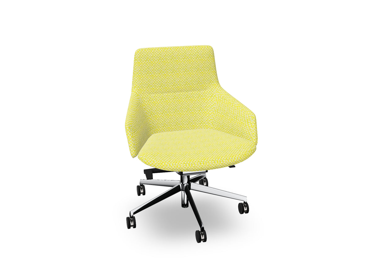 Aston Conference Syncro Five Way Star Base Armchair