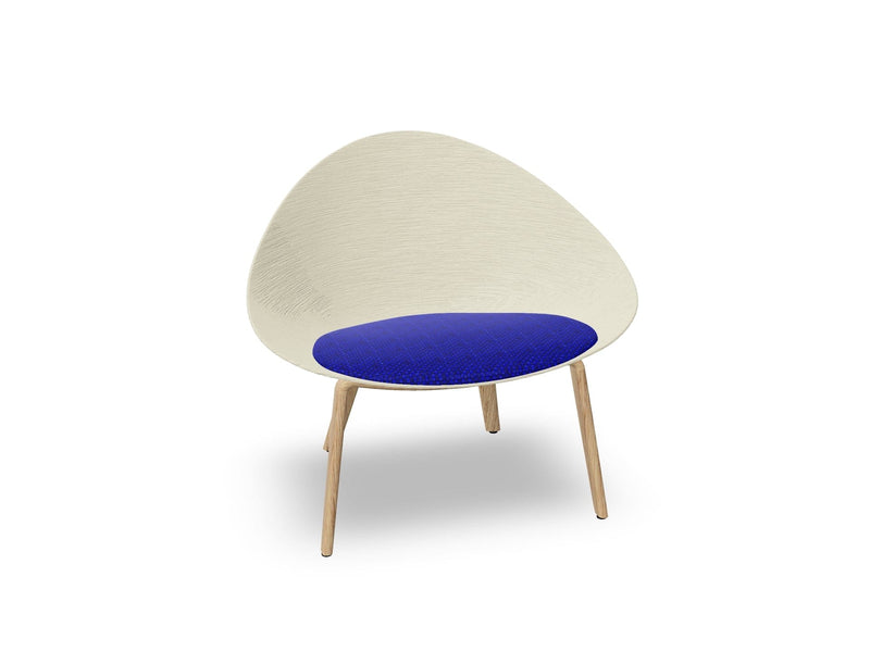 Adell 4 Leg Wood Lounge Chair lounge chair Arper 