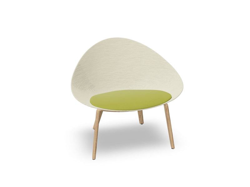 Adell 4 Leg Wood Lounge Chair lounge chair Arper 