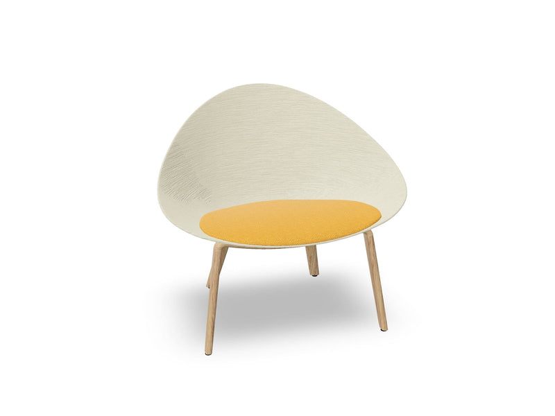 Adell 4 Leg Wood Lounge Chair lounge chair Arper 