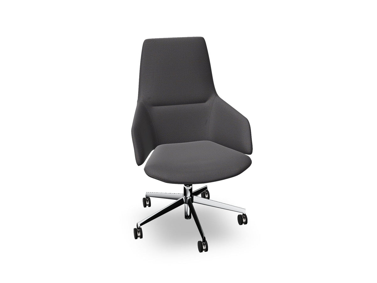 Aston Office Five Way Star Base Armchair Office Chair Arper 