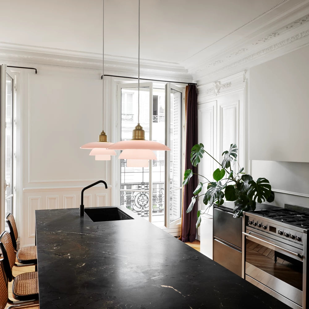 PH 3½-3 Pale Rose Brass Pendant