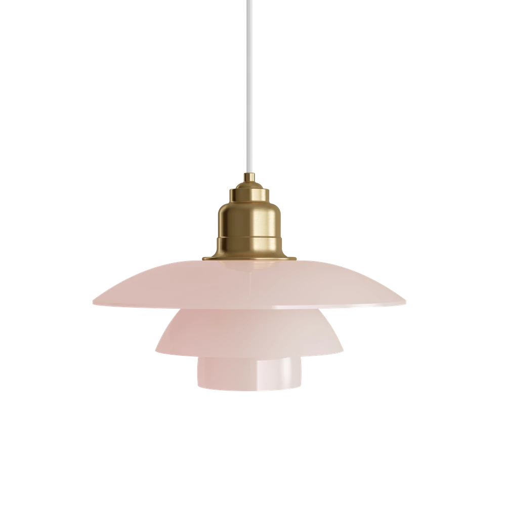 PH 3½-3 Pale Rose Brass Pendant