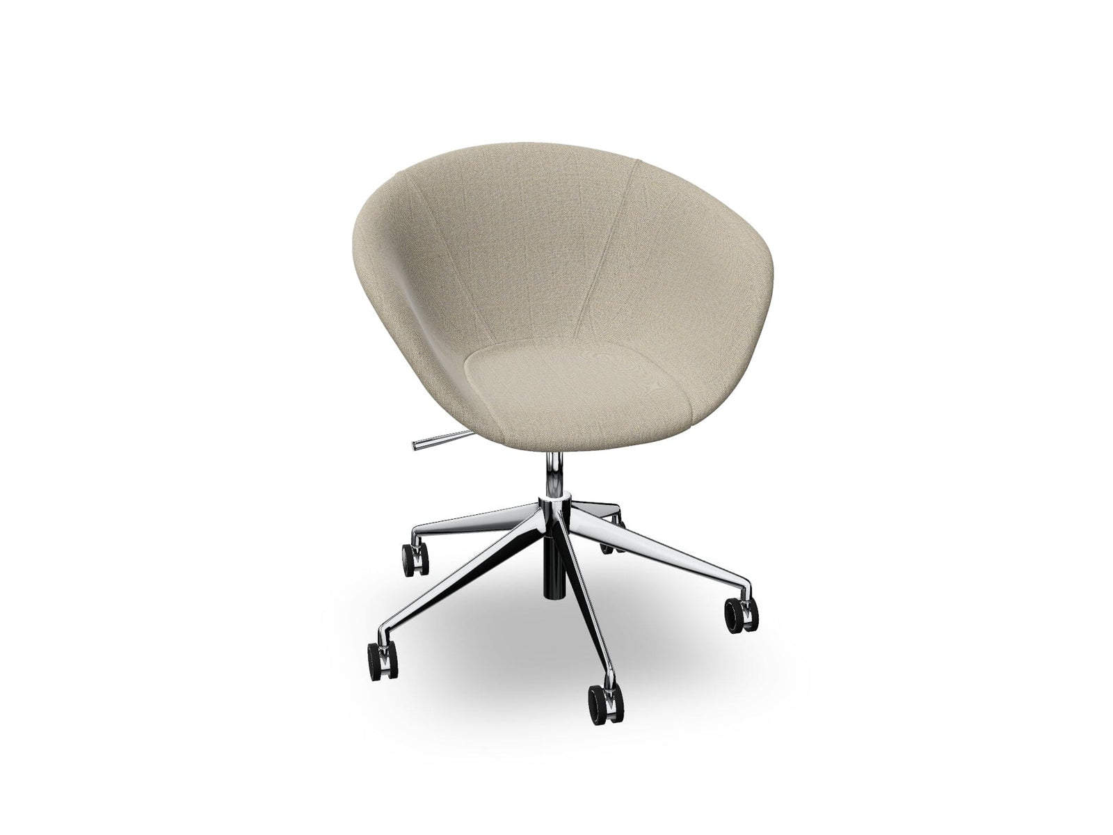 Duna 02 Five Star Base Chair With Front Upholstery Chairs Arper 