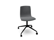 Aava 02 Fixed Trestle Base Wood Chair With Front Upholstery Chairs Arper 