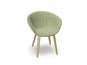 Duna 02 Wood Leg Chair With Full Upholstery Chairs Arper 