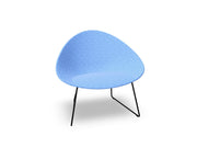 Adell Sled Base Lounge Chair With Fully Upholstered lounge chair Arper 