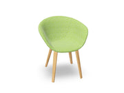 Duna 02 Wood Leg Chair With Full Upholstery Chairs Arper 