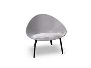 Adell 4 Leg Wood Lounge Chair With Fully Upholstered lounge chair Arper 