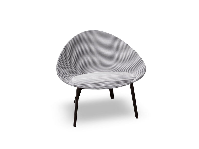 Adell 4 Leg Wood Lounge Chair With Fully Upholstered lounge chair Arper 