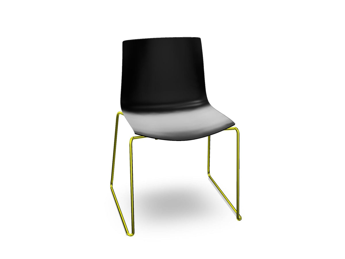Catifa 46 Polypropylene Sled Base Chair Side/Dining Arper 