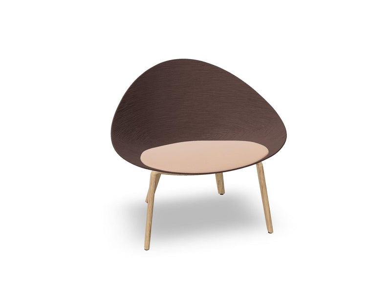 Adell 4 Leg Wood Lounge Chair lounge chair Arper 