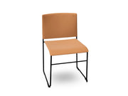 Stacy Stacking Chair Chairs Arper PS00004 Black-Lacquered - V25 