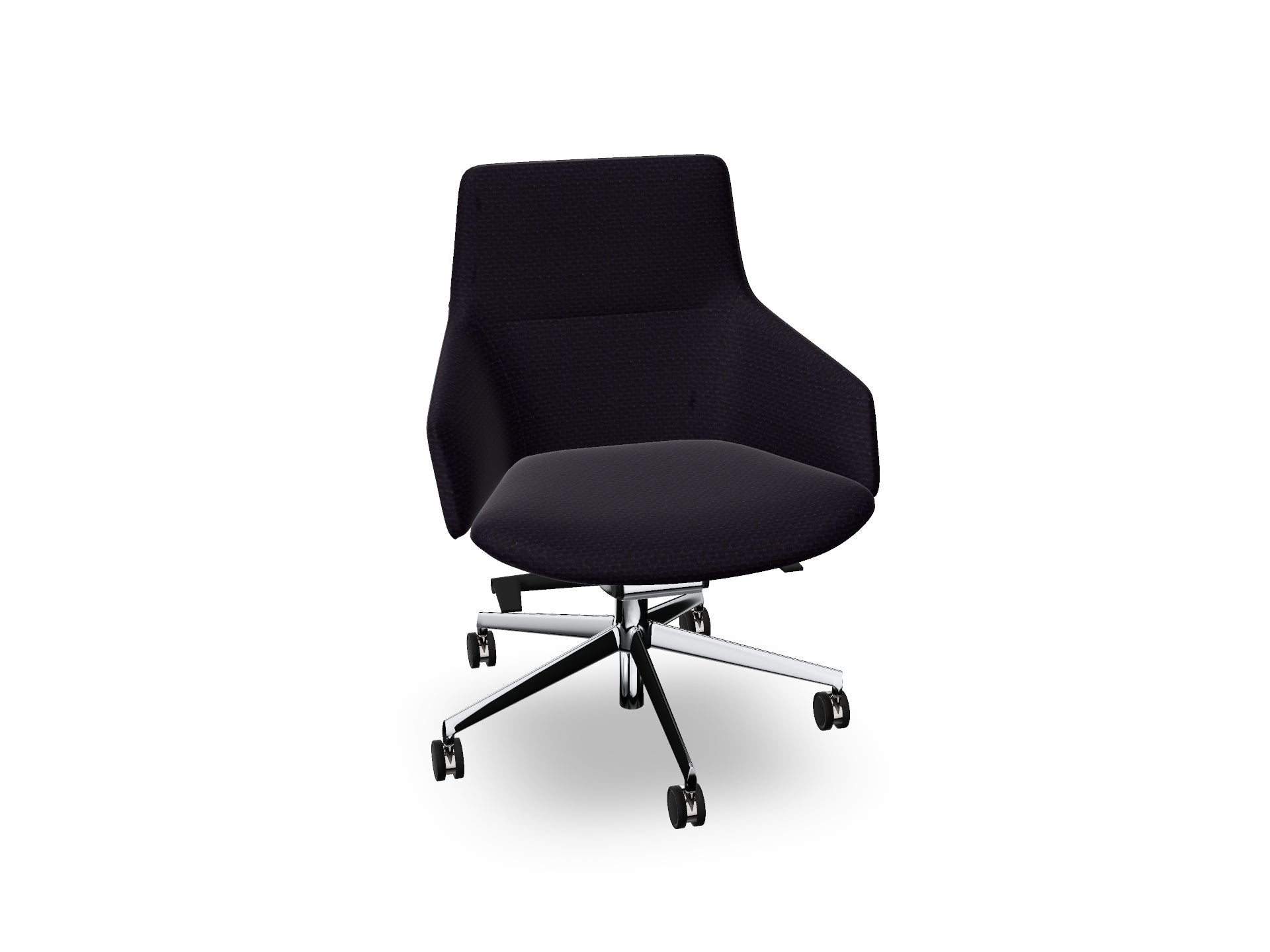 Aston Conference Syncro Five Way Star Base Armchair