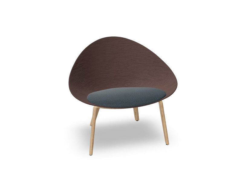 Adell 4 Leg Wood Lounge Chair lounge chair Arper 