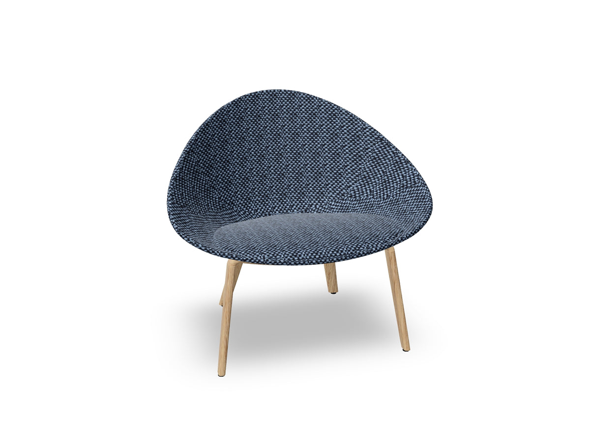 Adell 4 Leg Wood Lounge Chair With Fully Upholstered