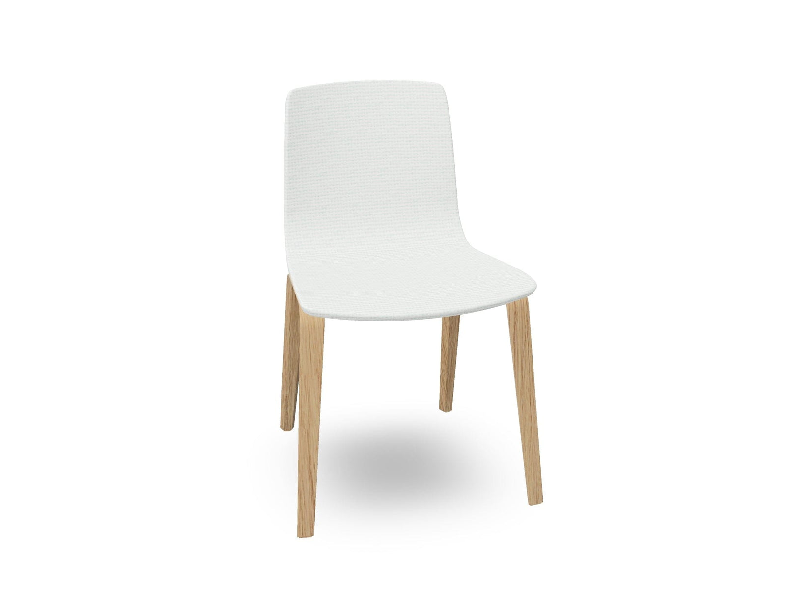 Aava 02-4 Wood Legs Chair With Fully Upholstered Chairs Arper 