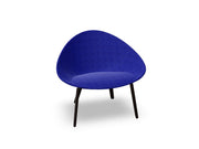 Adell 4 Leg Wood Lounge Chair With Fully Upholstered lounge chair Arper 
