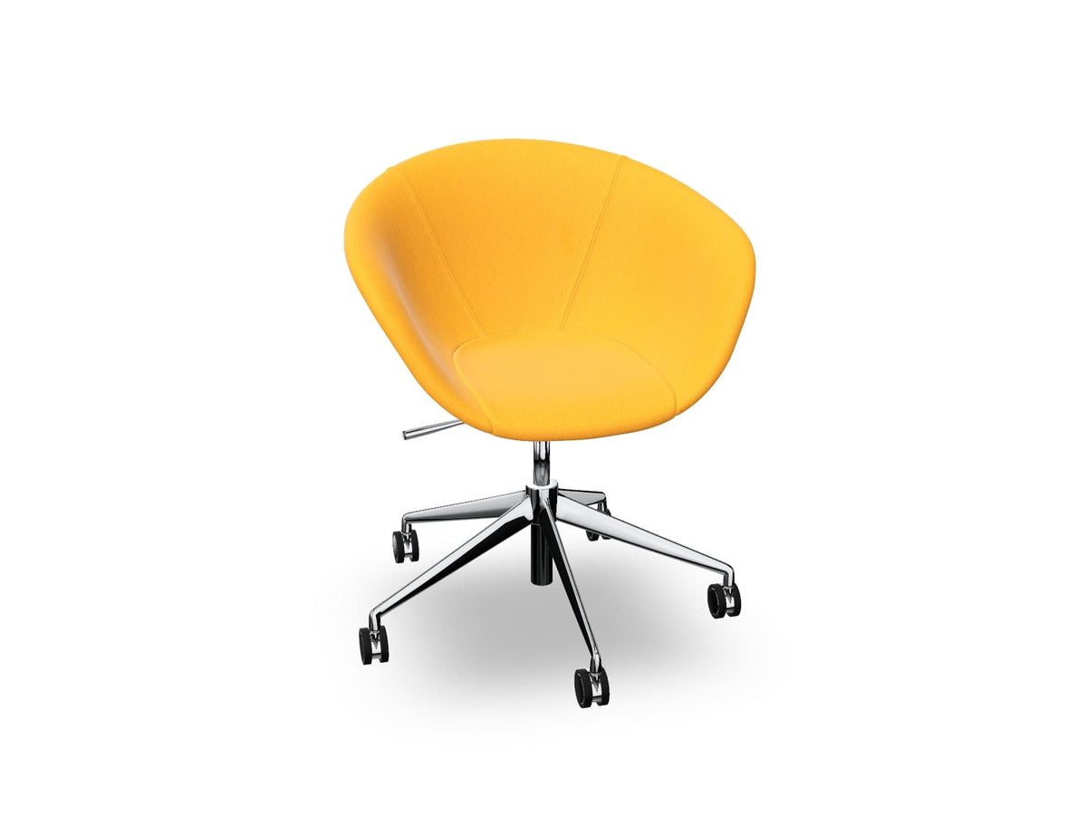 Duna 02 Five Star Base Chair With Front Upholstery Chairs Arper 