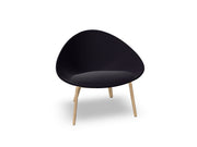 Adell 4 Leg Wood Lounge Chair With Fully Upholstered lounge chair Arper 