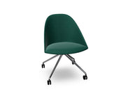Cila Fully Upholtered Chair With Fixed Trestle Base Chairs Arper 