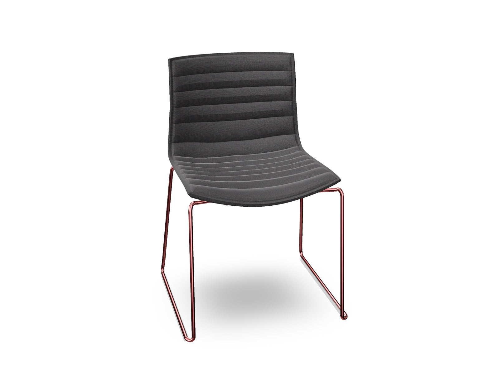 Catifa 46 Sled Base With Fully Upholstered