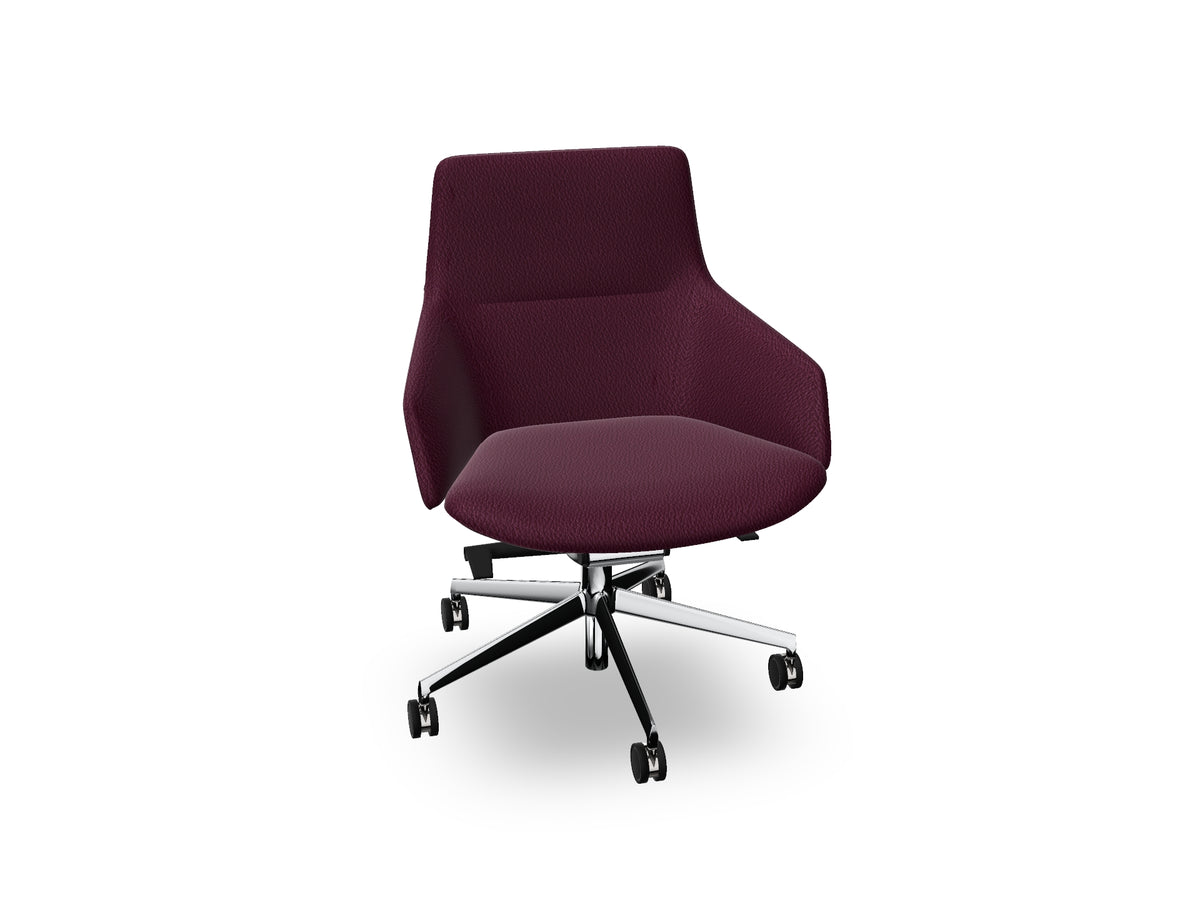 Aston Conference Syncro Five Way Star Base Armchair