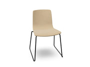 Aava 02 Sled Base Chair With Fully Upholstered Chairs Arper 