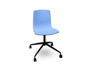 Aava 02 Fixed Trestle Base Wood Chair With Front Upholstery Chairs Arper 