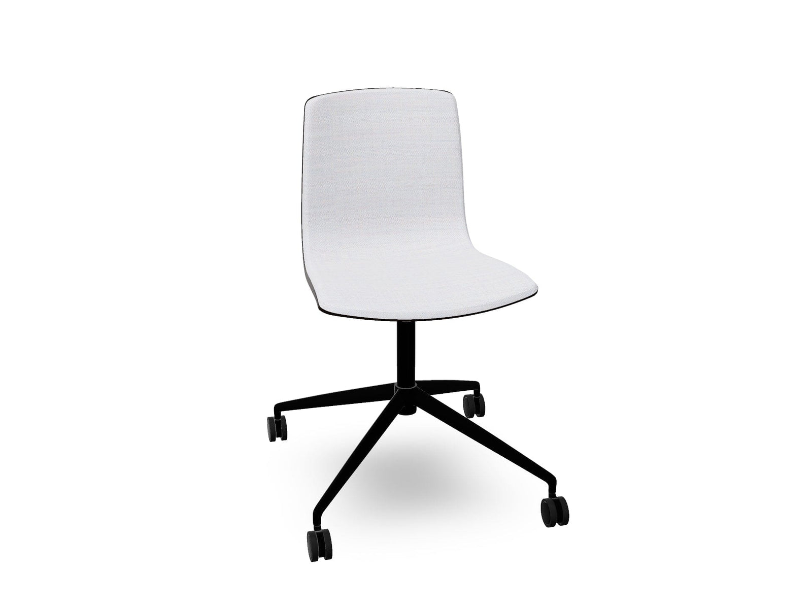 Aava 02 Fixed Trestle Base Wood Chair With Front Upholstery Chairs Arper 