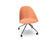 Cila Fully Upholtered Chair With Fixed Trestle Base Chairs Arper 