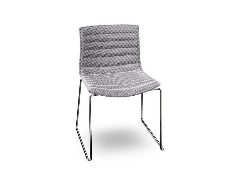 Catifa 46 Sled Base With Fully Upholstered