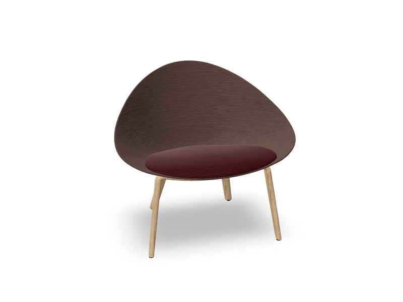 Adell 4 Leg Wood Lounge Chair lounge chair Arper 