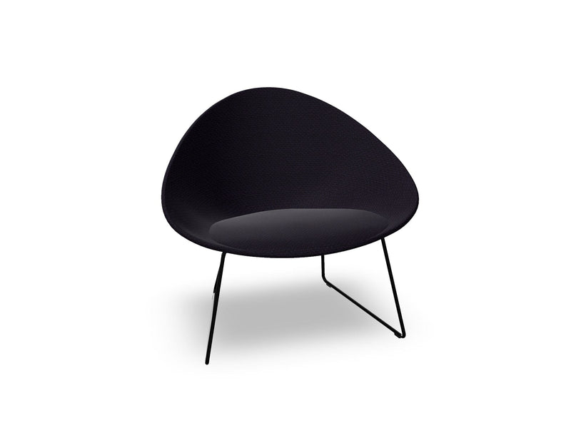 Adell Sled Base Lounge Chair With Fully Upholstered lounge chair Arper 
