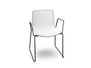 Catifa 46 Polypropylene Bi-Color Sled Base Chair Side/Dining Arper 