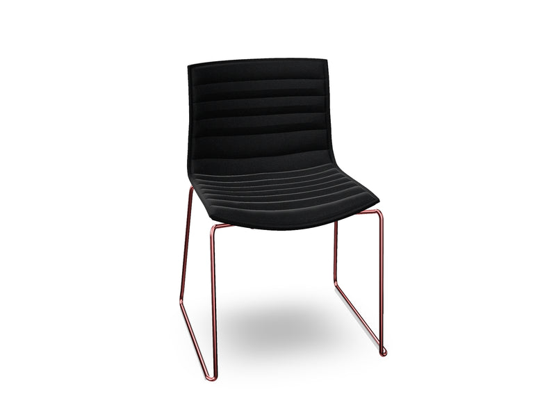 Catifa 46 Sled Base With Fully Upholstered