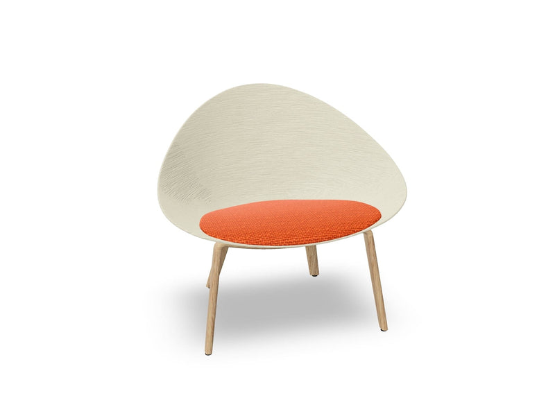 Adell 4 Leg Wood Lounge Chair lounge chair Arper 