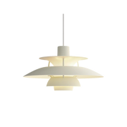 PH 5 Mini Pendant Lamp hanging lamps Louis Poulsen Monochrome Pale Pewter 