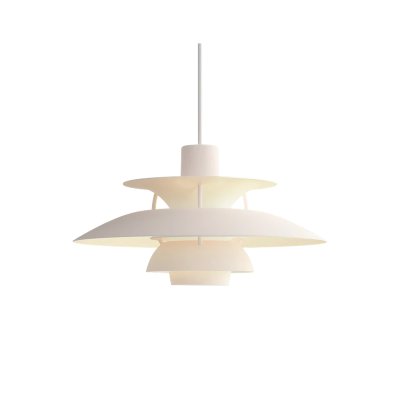 PH 5 Mini Pendant Lamp hanging lamps Louis Poulsen Monochrome Pale Blush 