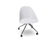 Cila Fully Upholtered Chair With Fixed Trestle Base Chairs Arper 