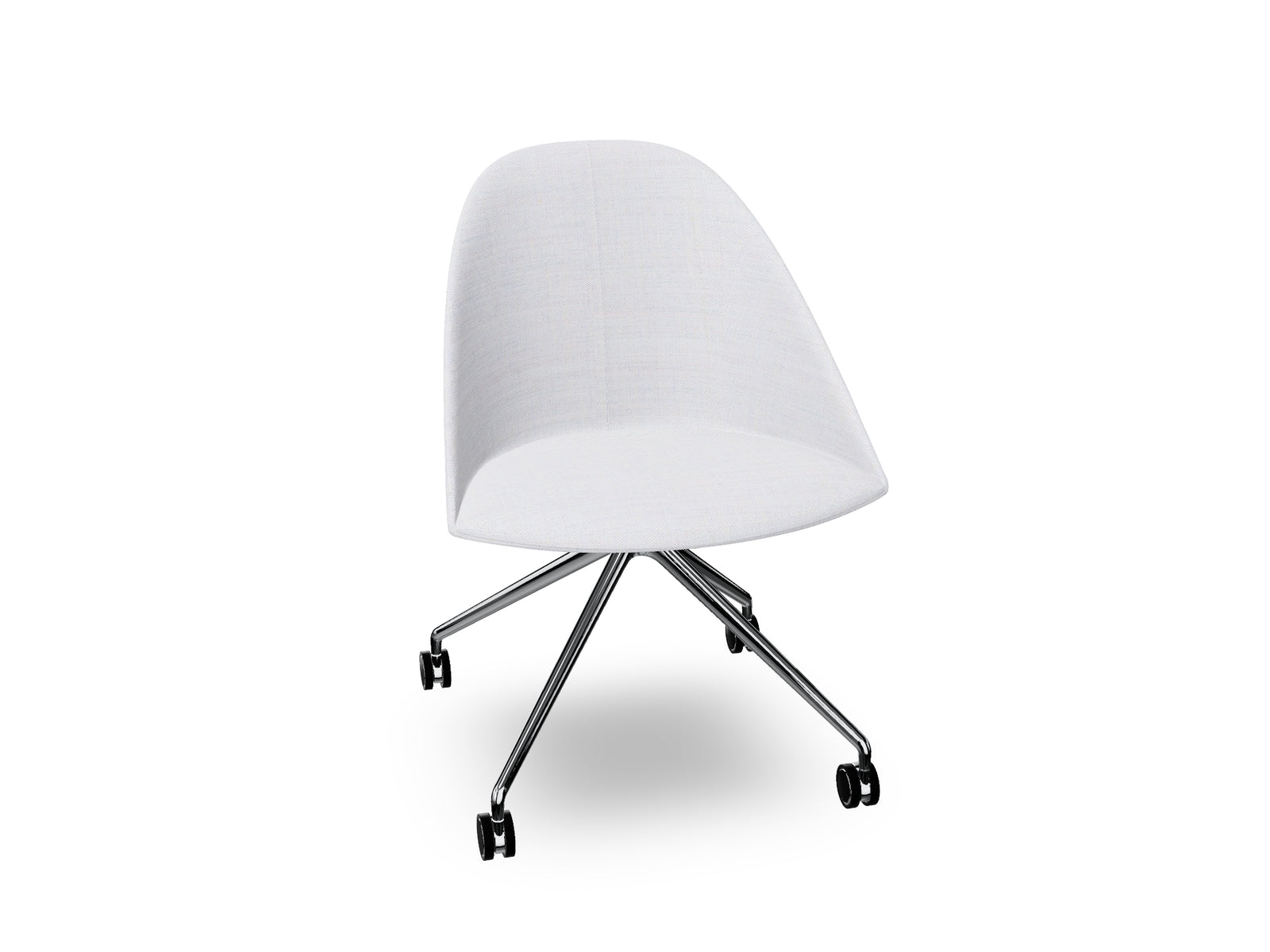 Cila Fully Upholtered Chair With Fixed Trestle Base