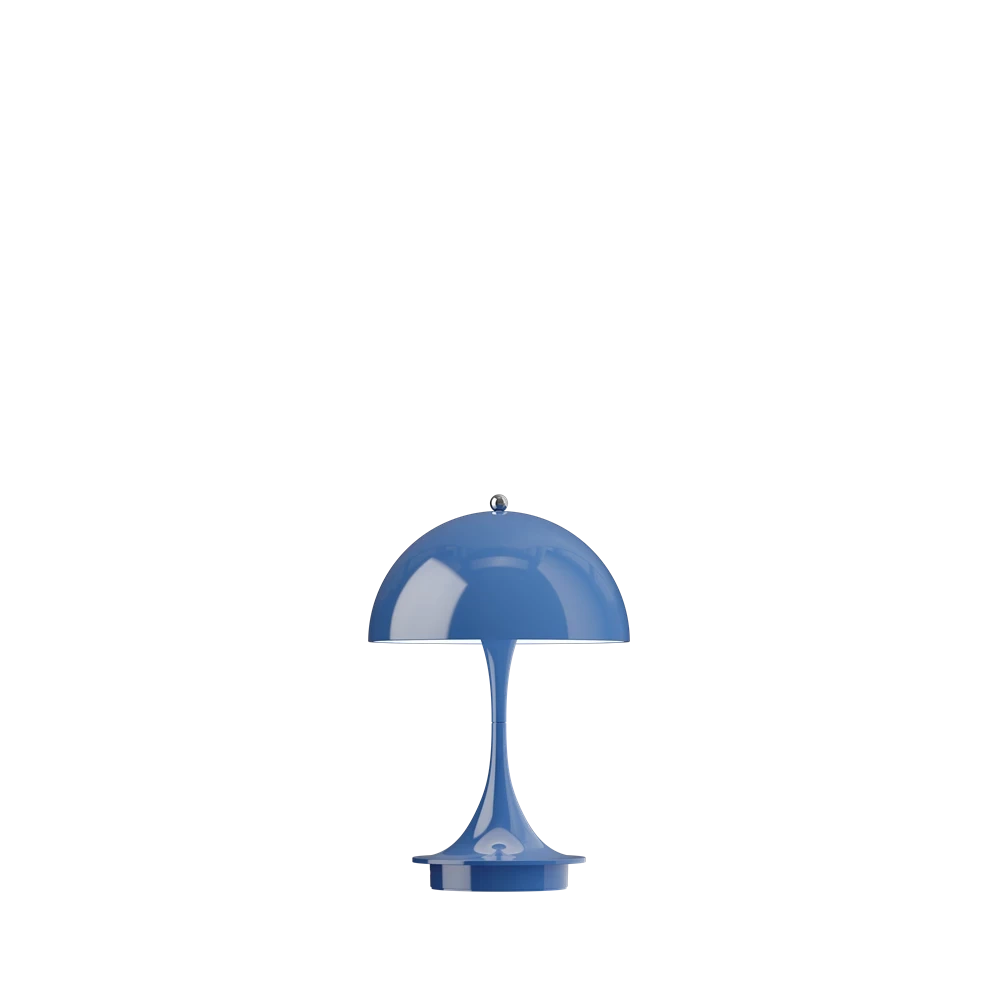 Panthella 160 Portable Table Lamp Table Lamps Louis Poulsen Indigo Blue 