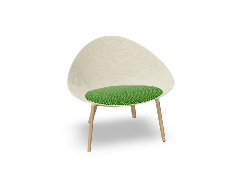 Adell 4 Leg Wood Lounge Chair lounge chair Arper 