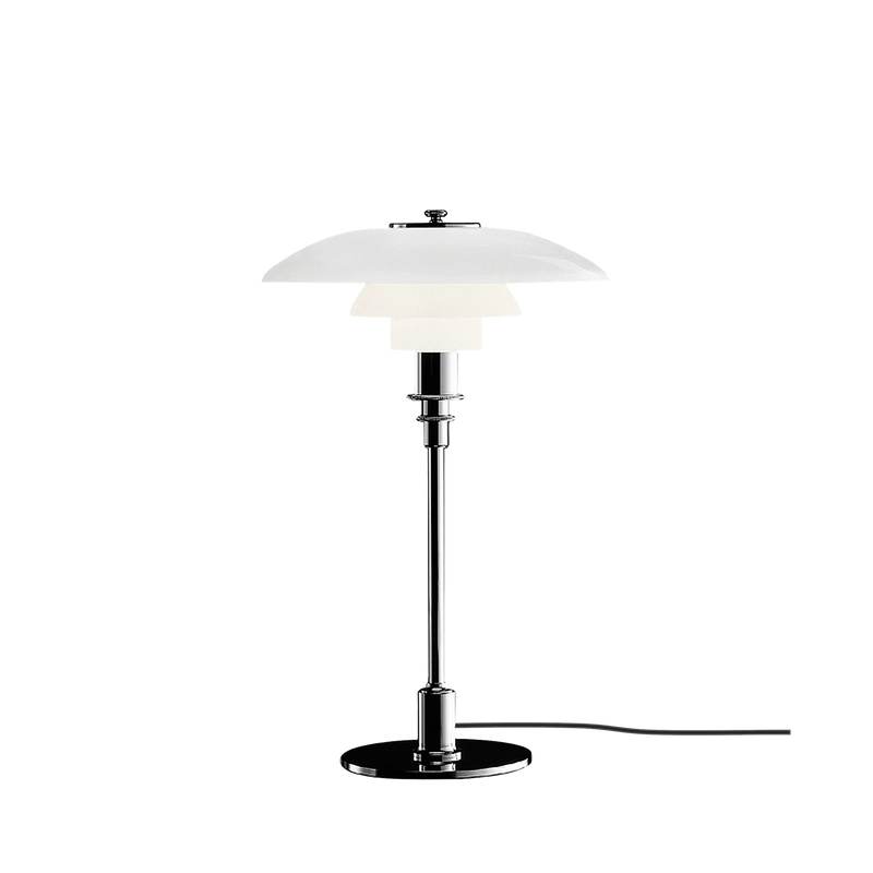 PH 3/2 Table Lamp Table Lamps Louis Poulsen High Lustre Chrome Plated 