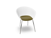 Duna 02 Four Leg Chair With Seat Cushion Chairs Arper 
