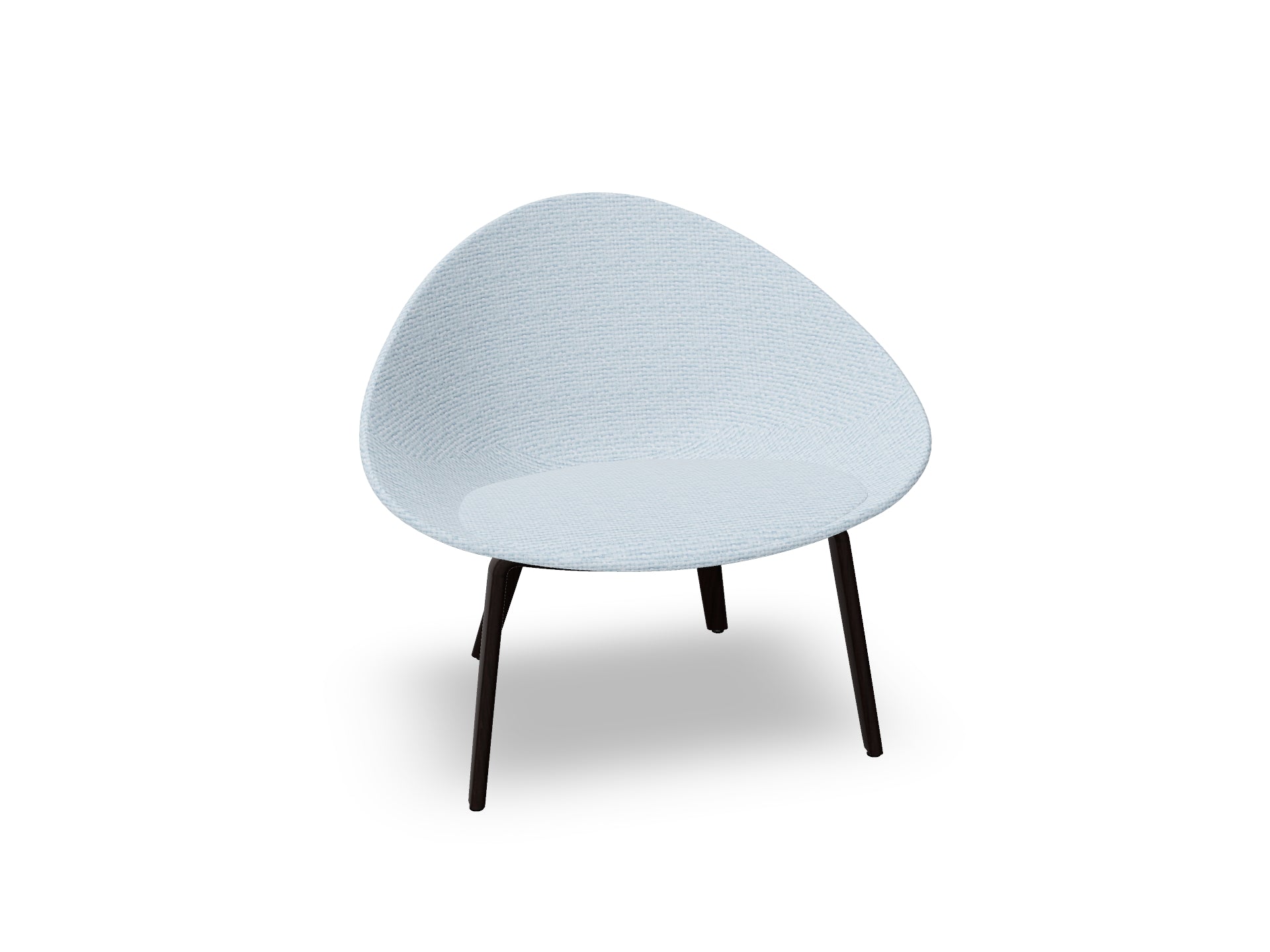 Adell 4 Leg Wood Lounge Chair With Fully Upholstered