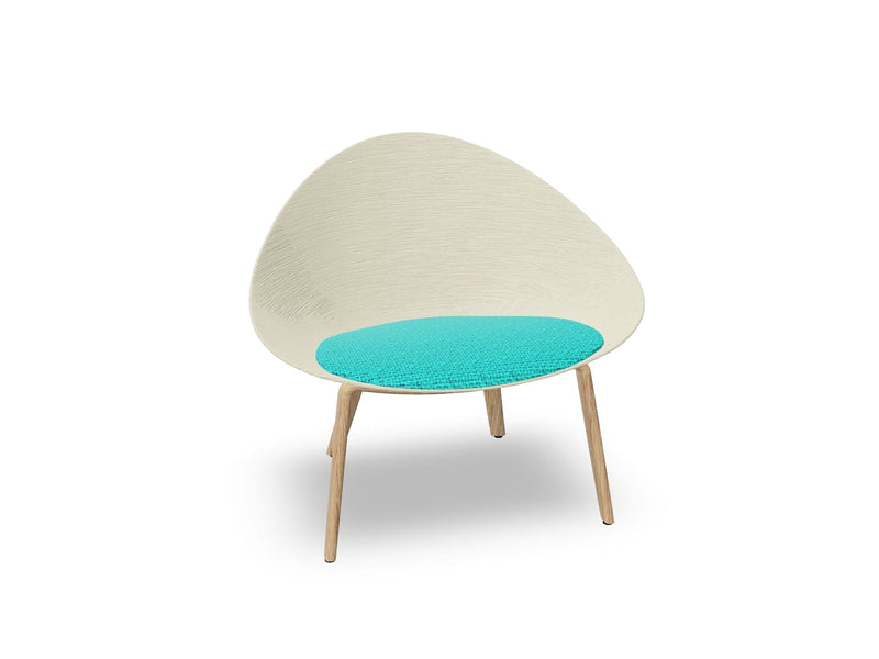 Adell 4 Leg Wood Lounge Chair lounge chair Arper 