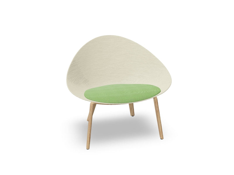 Adell 4 Leg Wood Lounge Chair lounge chair Arper 